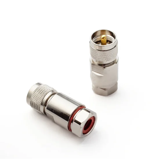 PL259 SO239 UHF Тип Штекерный зажим винт для 1/2 сверхгибкий RF коаксиальный фидерный кабель 50-9