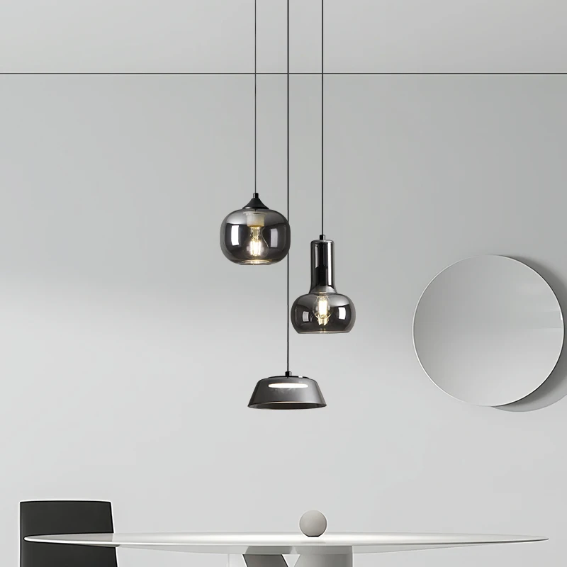 Подвесная люстра QIBOYA овальная LED