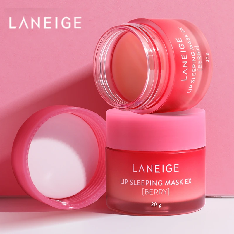 

Original LANEIGE Strawberry Fruit Lip Sleeping Mask Moisturize Nourish Lip Balm Fade Lip Lines Lip Care Korean Cosmetics 3/20g