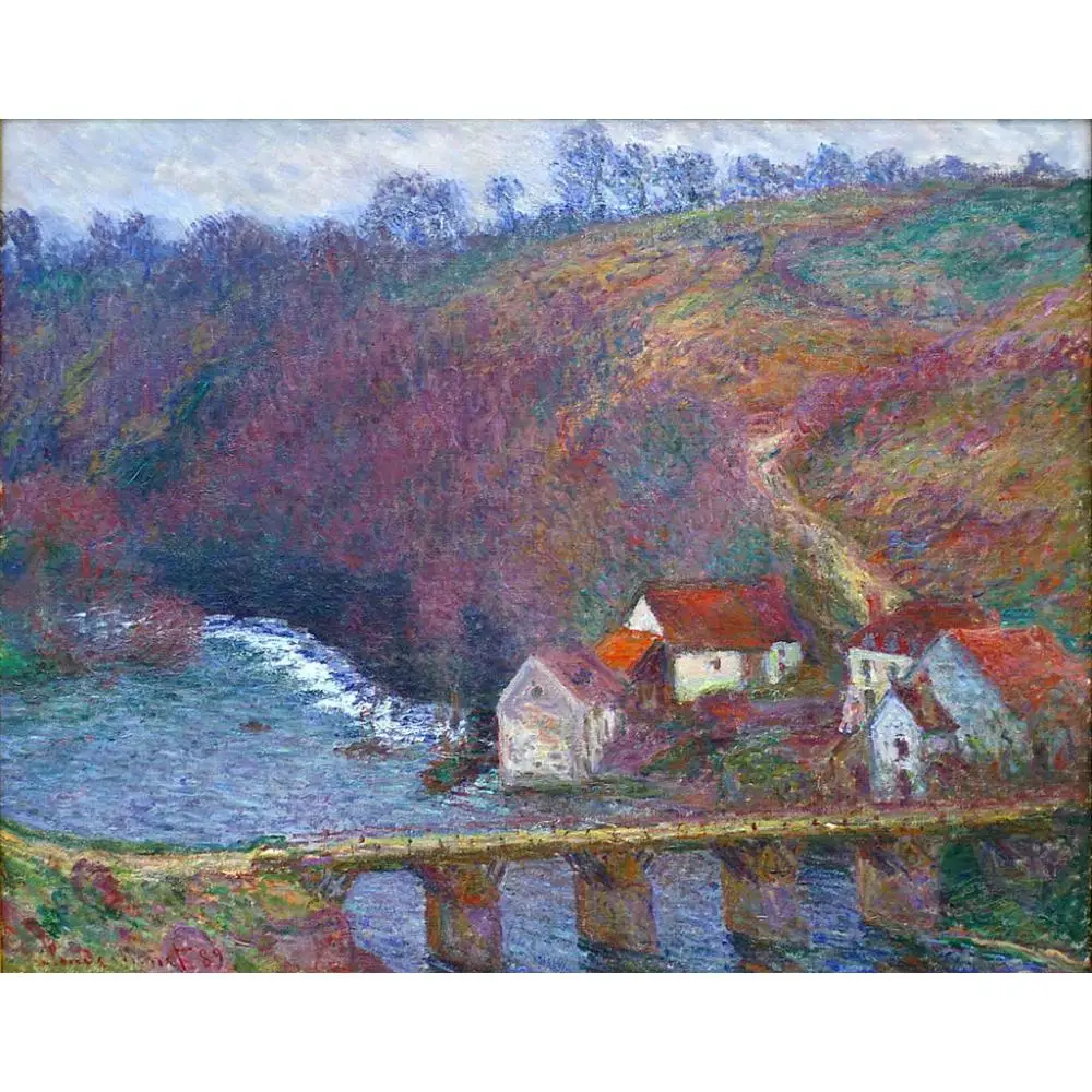 

Пейзажи искусство Гранде Creuse по мосту в верви Клода монета картины маслом холст высокое качество ручная роспись