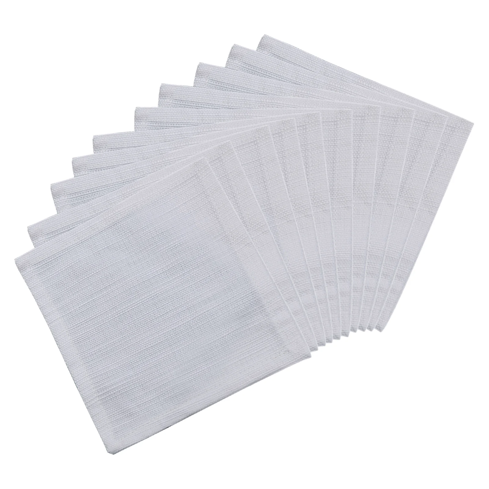 

10pcs Square Dinning Room Reusable Tear Resistance Restaurant Soft 6x6cm White Table Napkin Wedding Party Washable Home Hotel