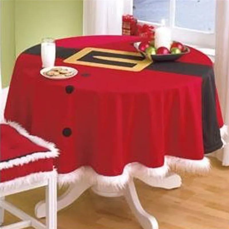 

StyleTable Cloth Round Hotel Tablecloth Christmas Wedding Party Banquet Table Cover Home Textiles 148CM