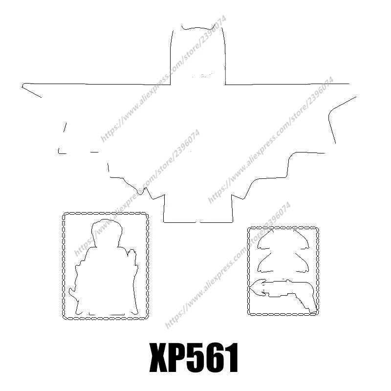 1 шт. фигурки строительные блоки игрушки серии G0123 KT1075 XP561 XP562