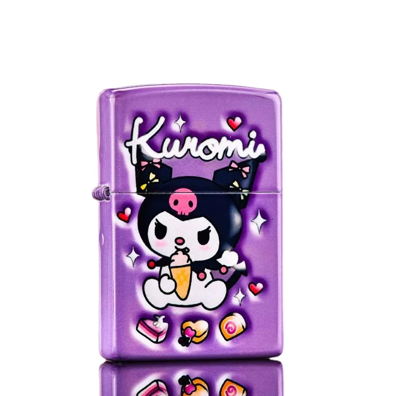 

Sanrio Kawaii Мультфильм Аниме Kuromi My Melody аниме милая ветрозащитная креативная Зажигалка девушки отправляют друзей персонализированные праздничные подарки