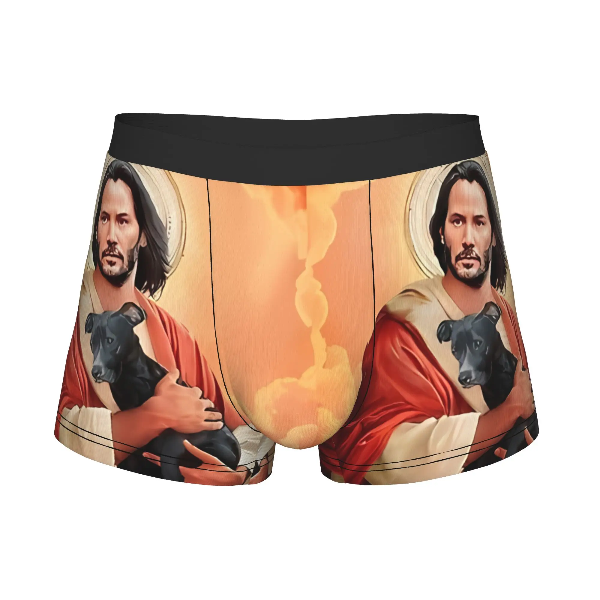 Фото Трусы Keanu Christ W Dog John Wick, дышащие трусики, мужское нижнее белье, вентилируемые шорты, трусы-боксеры №3