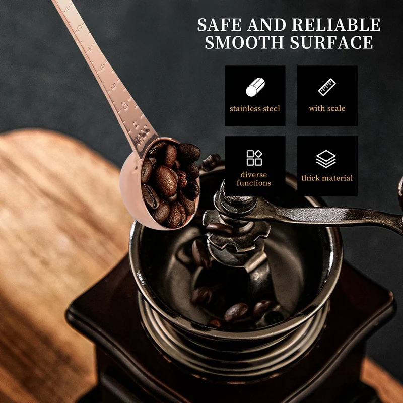 JFBL Популярные мерные ложки 2 шт. столовые с длинными ручками из нержавеющей стали