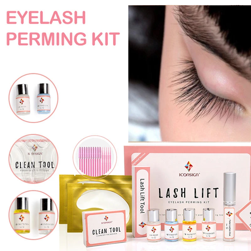 

New arrival Upgrade Version Iconsign lash lift kit eyelash lifting set full professional eyelash lift make up for eyelash growth