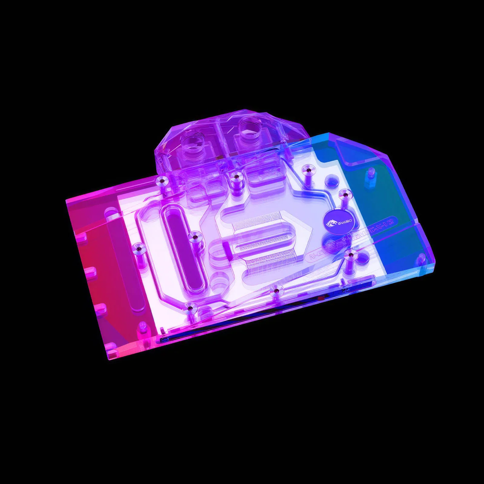 Блок водяного охлаждения Bykski с полным покрытием RGB GPU для GIGA RTX3060Ti Engle OC N-GV3060TIGMOC-X-V2