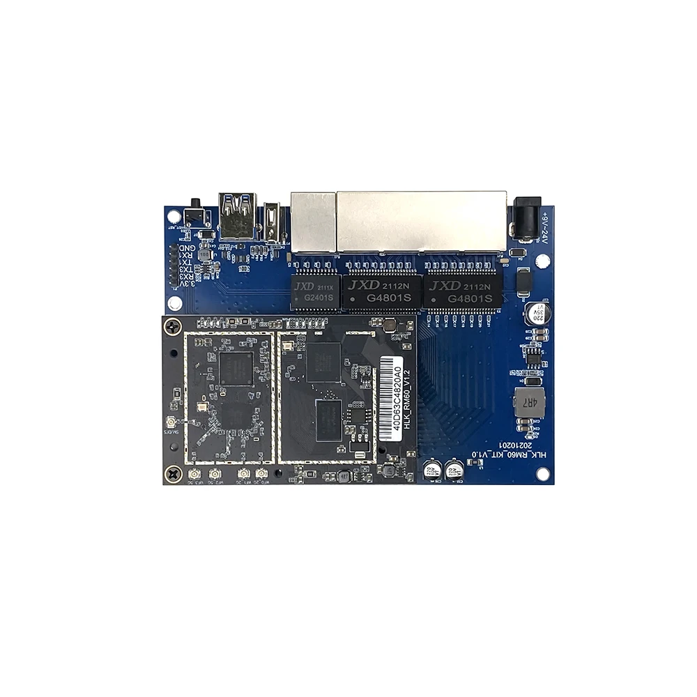 

MT7621+MT7905 Openwrt GbE WiFi Router Module RM60 802.11a/b/g/n/ac/ax with developing board and kits