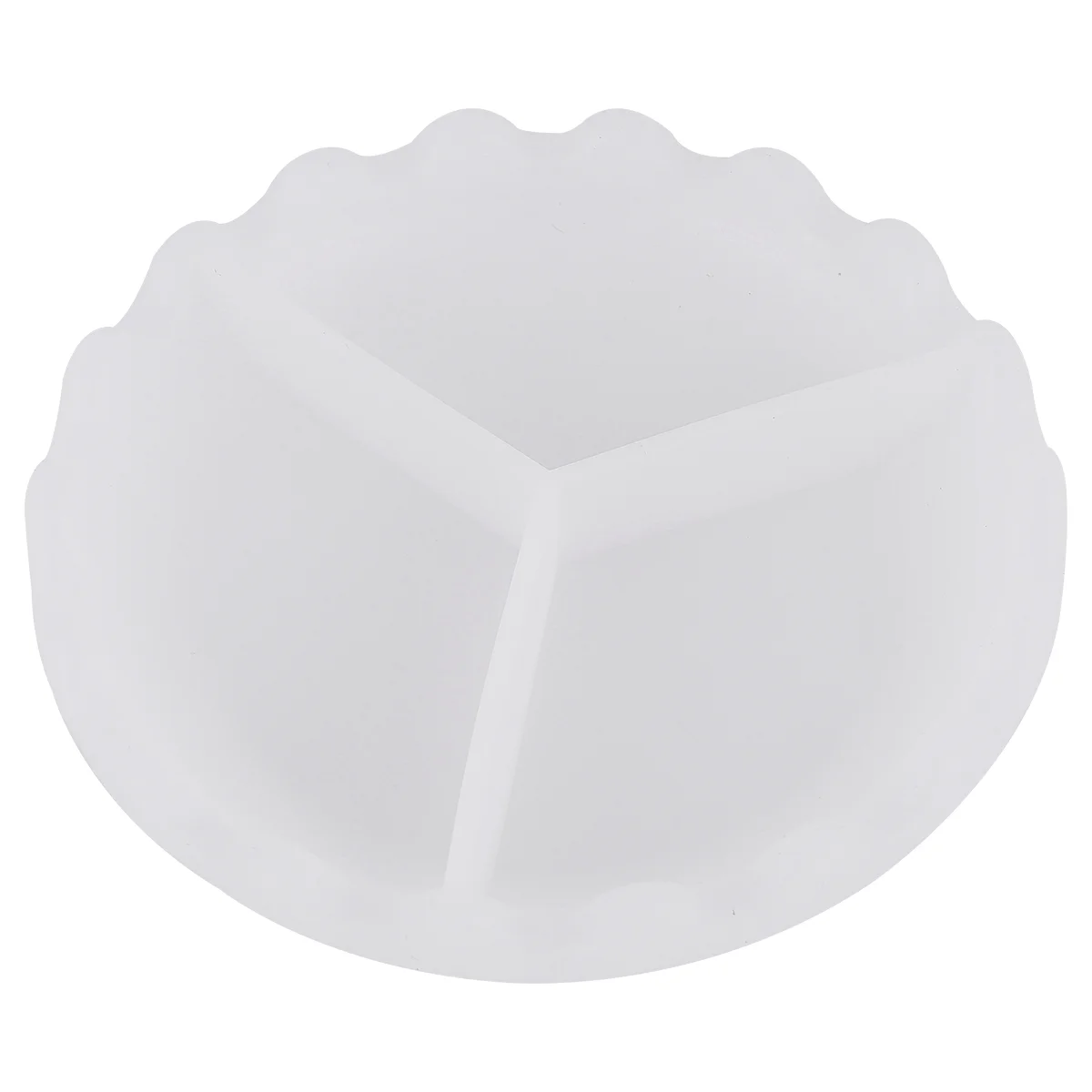 Круглая трафаретная тарелка силиконовая форма зеркальная кристаллическая