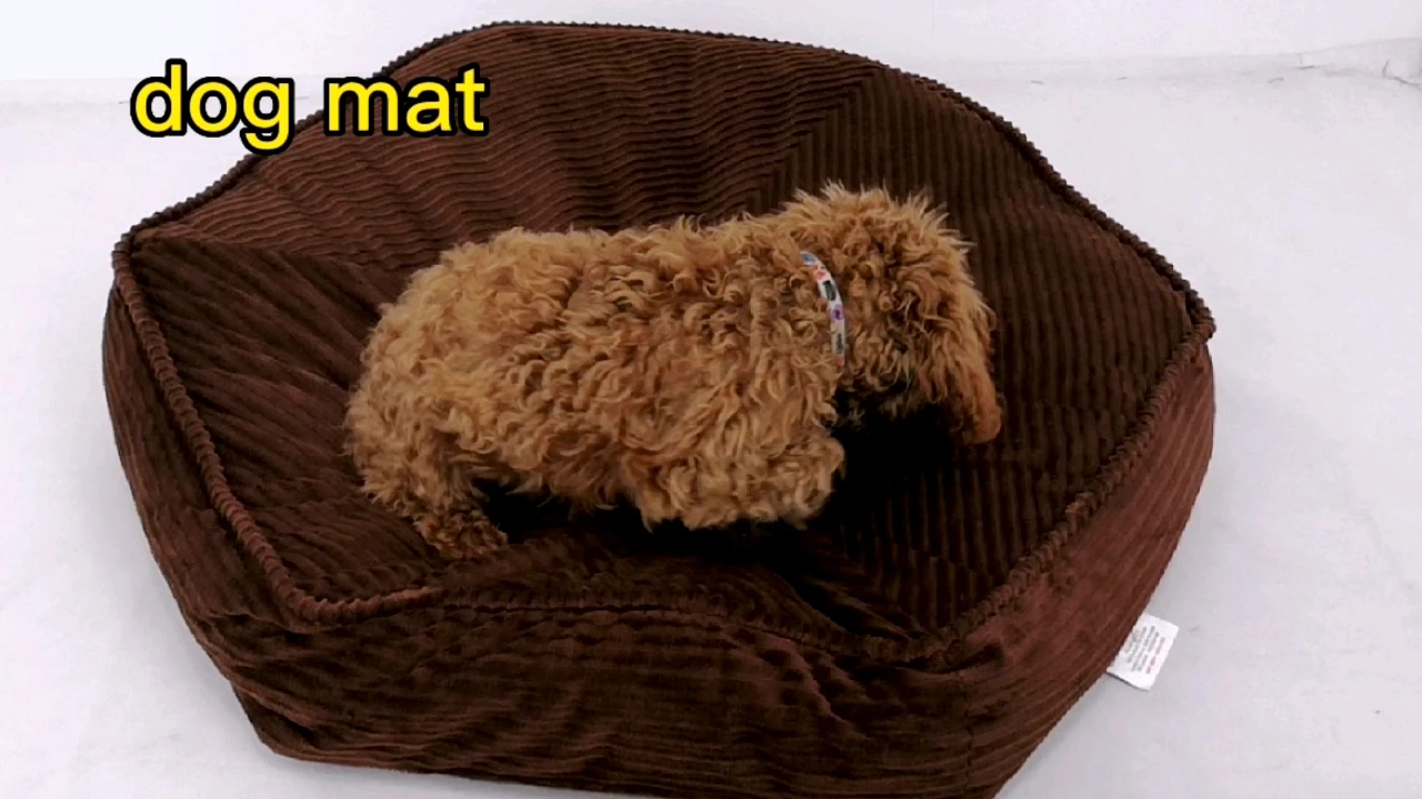 

yangyangpet sale embroidery logo hexagon shape crate dog bed