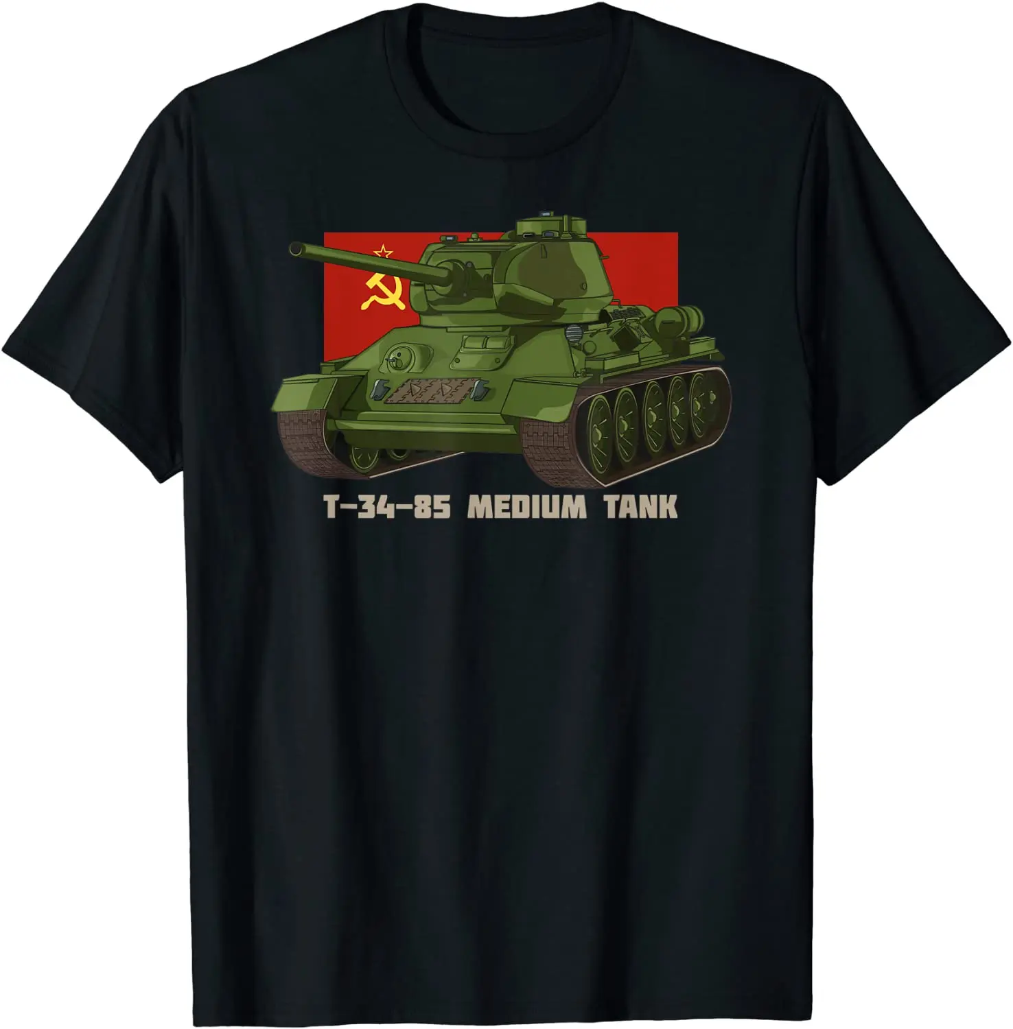 Советский флаг Российская версия Φ 85 средний размер футболка. Летняя Хлопковая