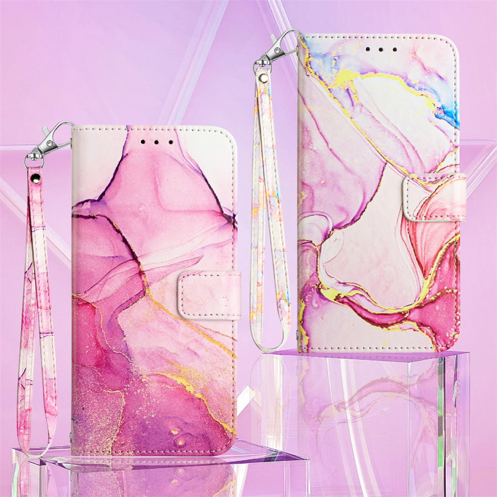 Чехол для Blackview A52 Pro A53 Oscal Modern 8-цветный Shark Tiger 12 Wave 6C 9 8C Flat 2 Marble Pattern