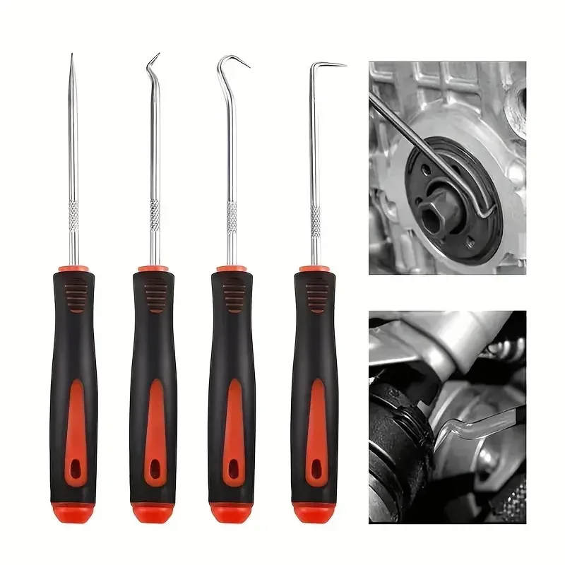 precision pick hook set with scraper 4 pcs 11 pcs automotive electronics maintenance tools high quality material non slip design details 3