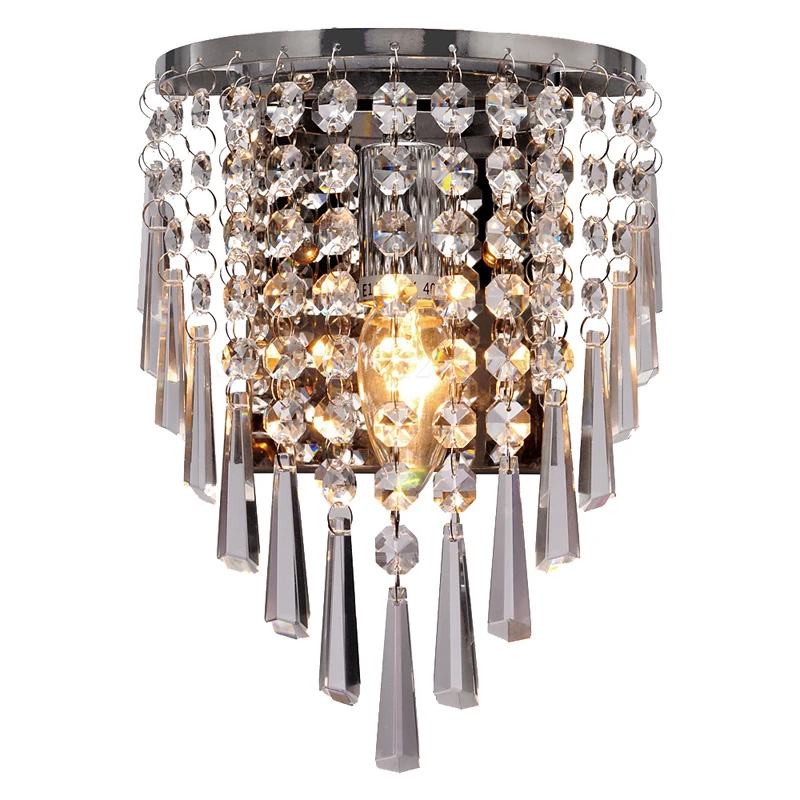 

Crystal Wall Lamp bedside Bedroom Sconce Wall Light for Living Room decoration Bathroom Aisle corridor stairs Indoor Lighting