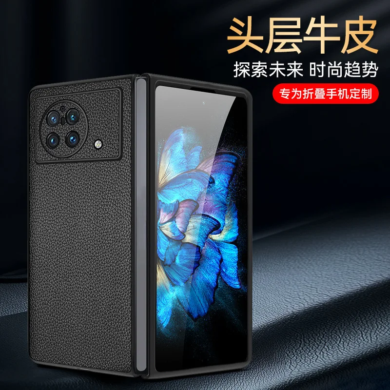 

for Vivo X Fold Case for Vivo Xfold Cover Vivo V2178a Case Crocodile Pattern All-Inclusive Drop-Resistant Business Men