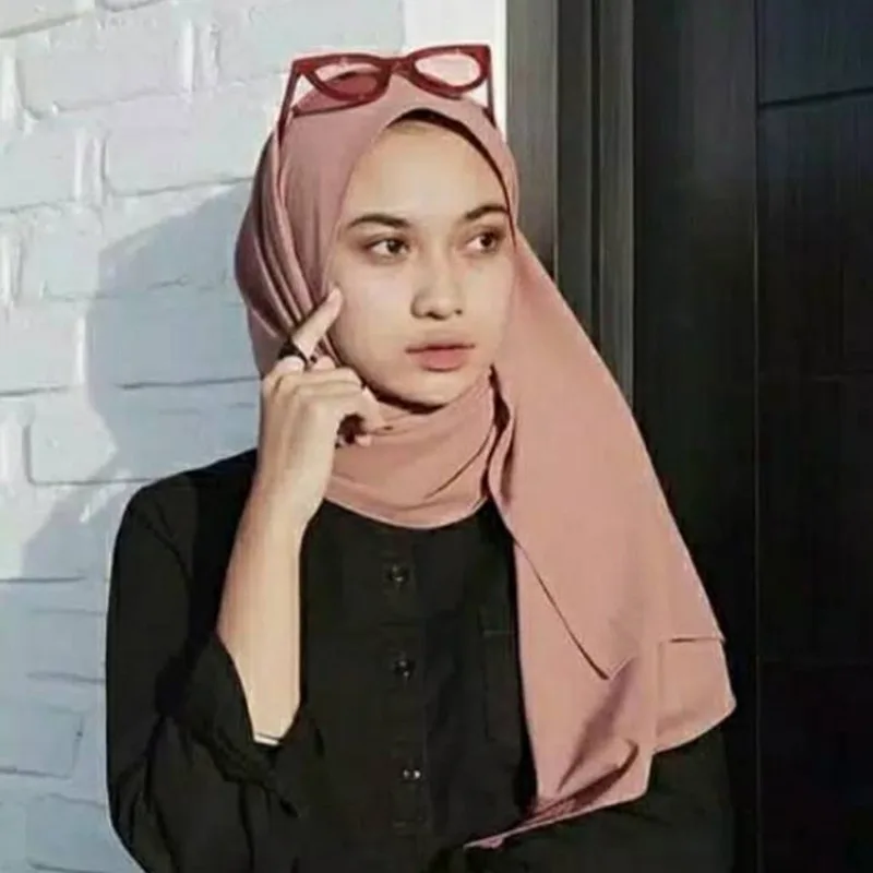 

Muslim Women Head Scarf Cotton Underscarf Stretch Hijab turban Headwrap Underscarf Cap Shawl Islam Scarf Inner Headband Bonnet