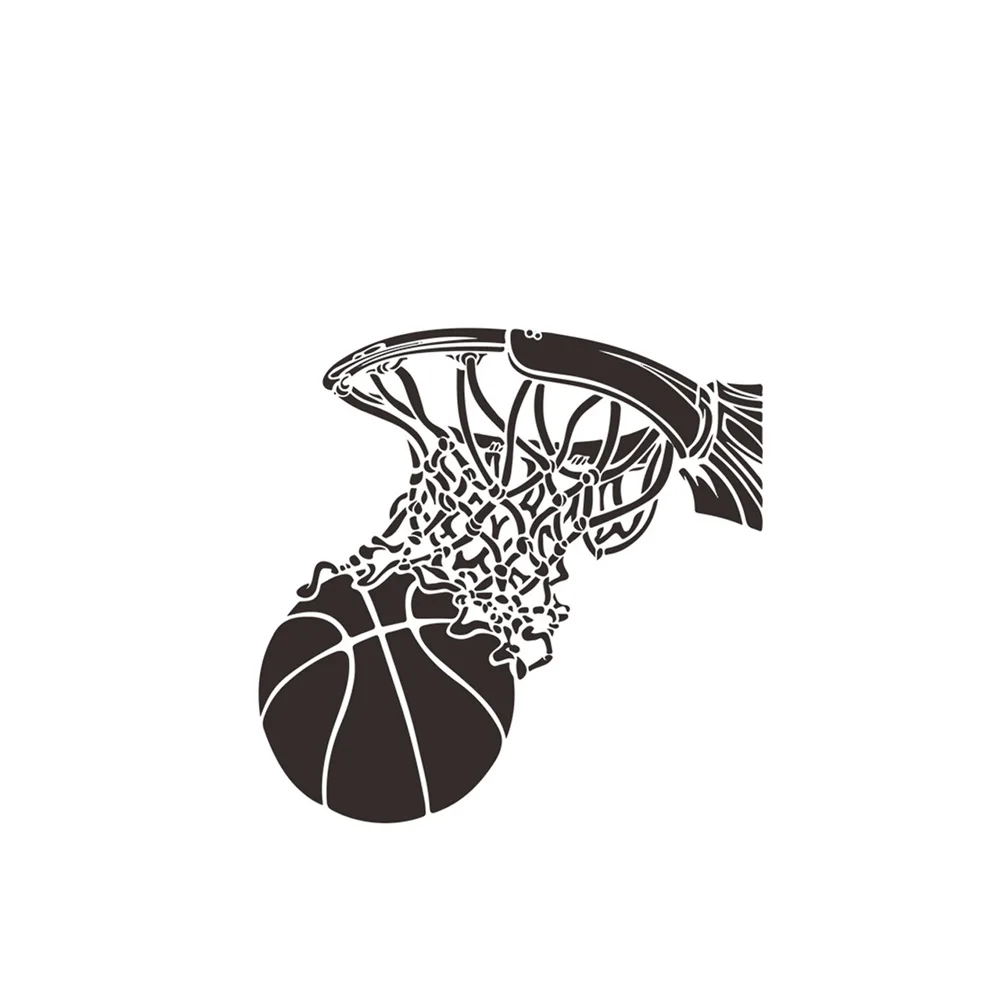 Баскетбольный обруч переключатель наклейка для детской комнаты гостиная