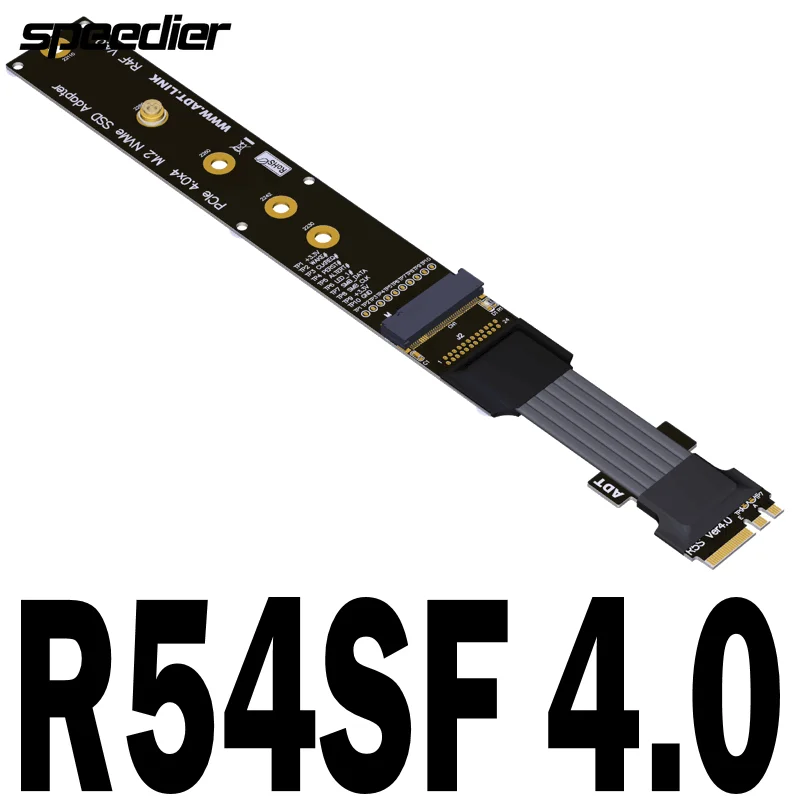 

Riser M.2 WiFi A.E ключ для M.2 NVME M ключ SSD карта расширения PCIE 4,0x1 Gen4 полная скорость M2 ключ A + E к M2 Key-M ленточный кабель