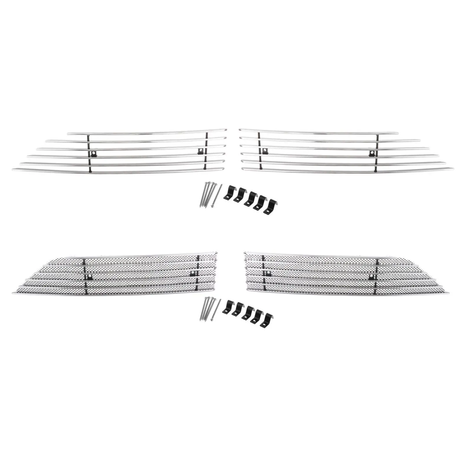 

2x Auto Front Lower Grill Grille Covers Sturdy for Byd Atto 3 Yuan Plus