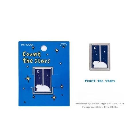 Металлическая винтажная закладка