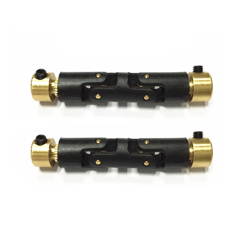 

2PCS RC Brushless Electric Boat 2.3x2mm/2.3x3mm Coupler Coupling Multifunctional Universal Joint Length 45mm Shaft Connector