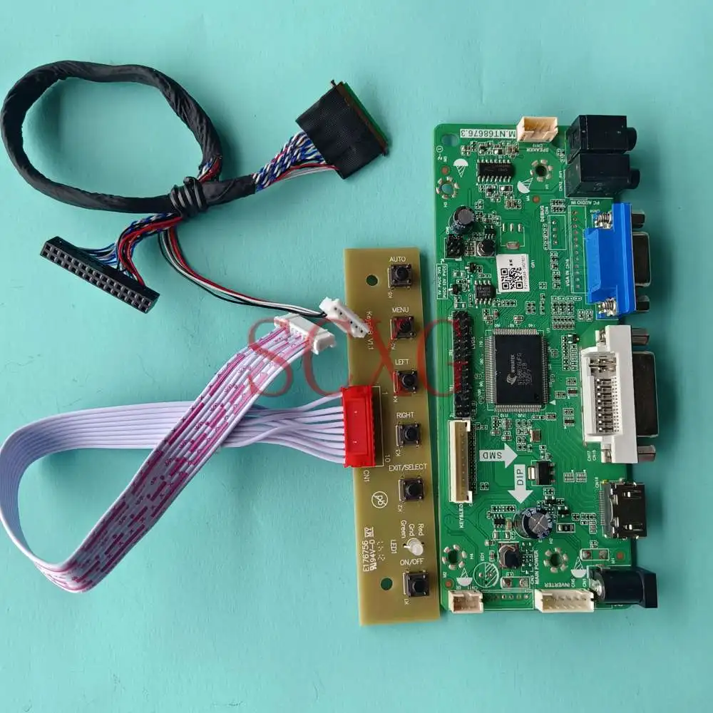 

Комплект для lp156wh2-tlad ЖК-матричный контроллер, приводная плата HDMI-совместимая с DVI VGA 60 Гц LVDS 40 контактов 1366*768, панель для ноутбука 15,6 дюйма