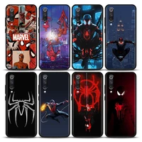 phone case for xiaomi mi 9 9t se mi 10t 10s mi a2 lite cc9 note 10 pro 5g soft case cover marvel venom spiderman hero