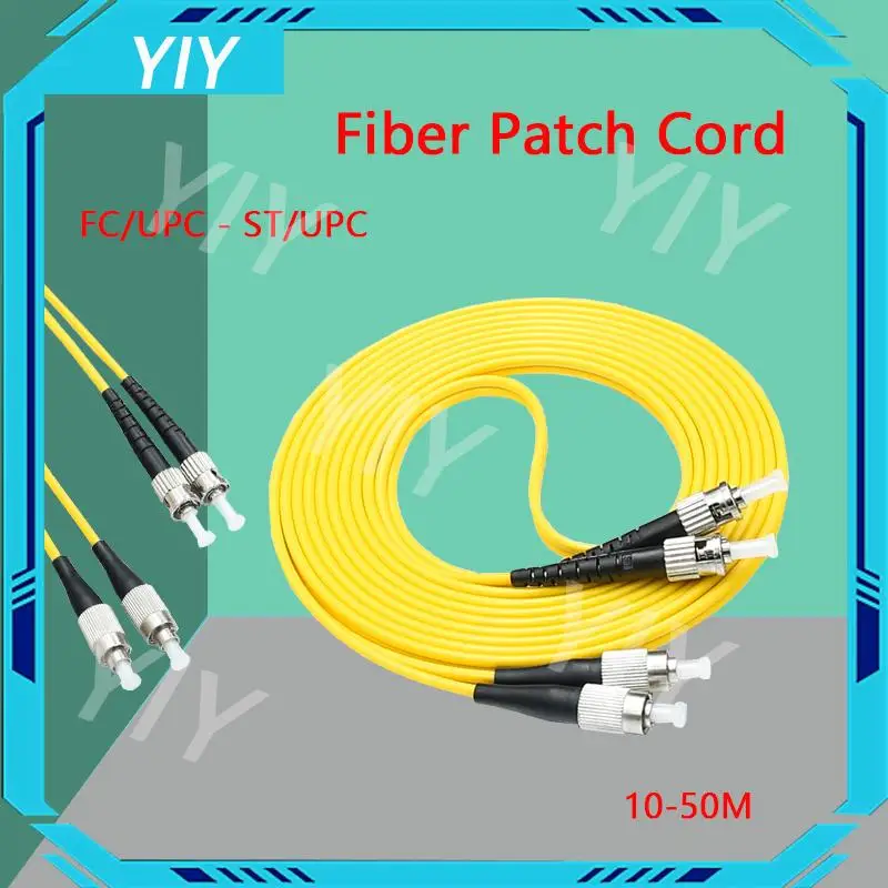 

Free Shipping 10M-50 Meters FC/UPC - ST/UPC Fiber Patch Cord FTTH Duplex Single Mode Cable 9/125