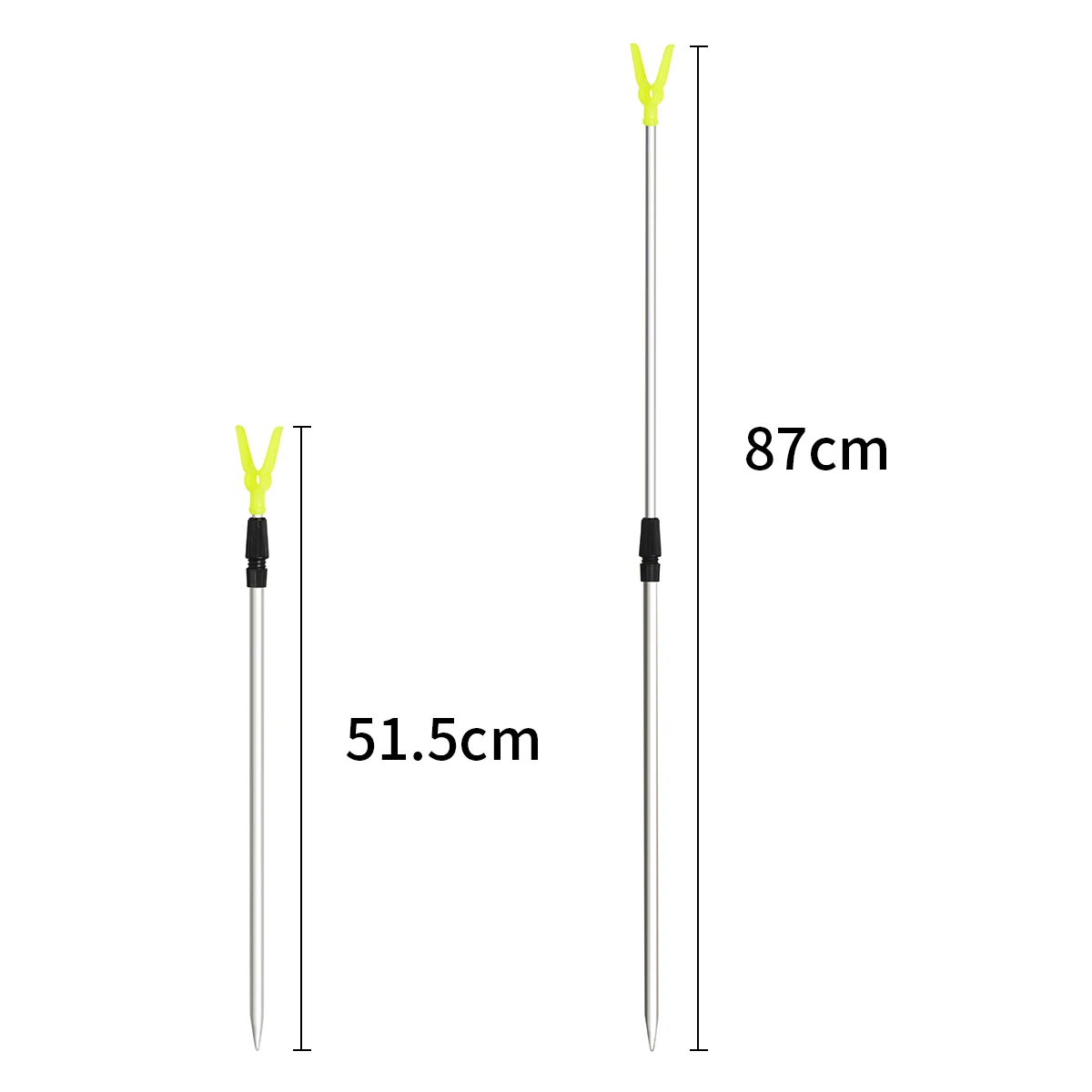 Телескопическая подставка для удочки 4/8 шт