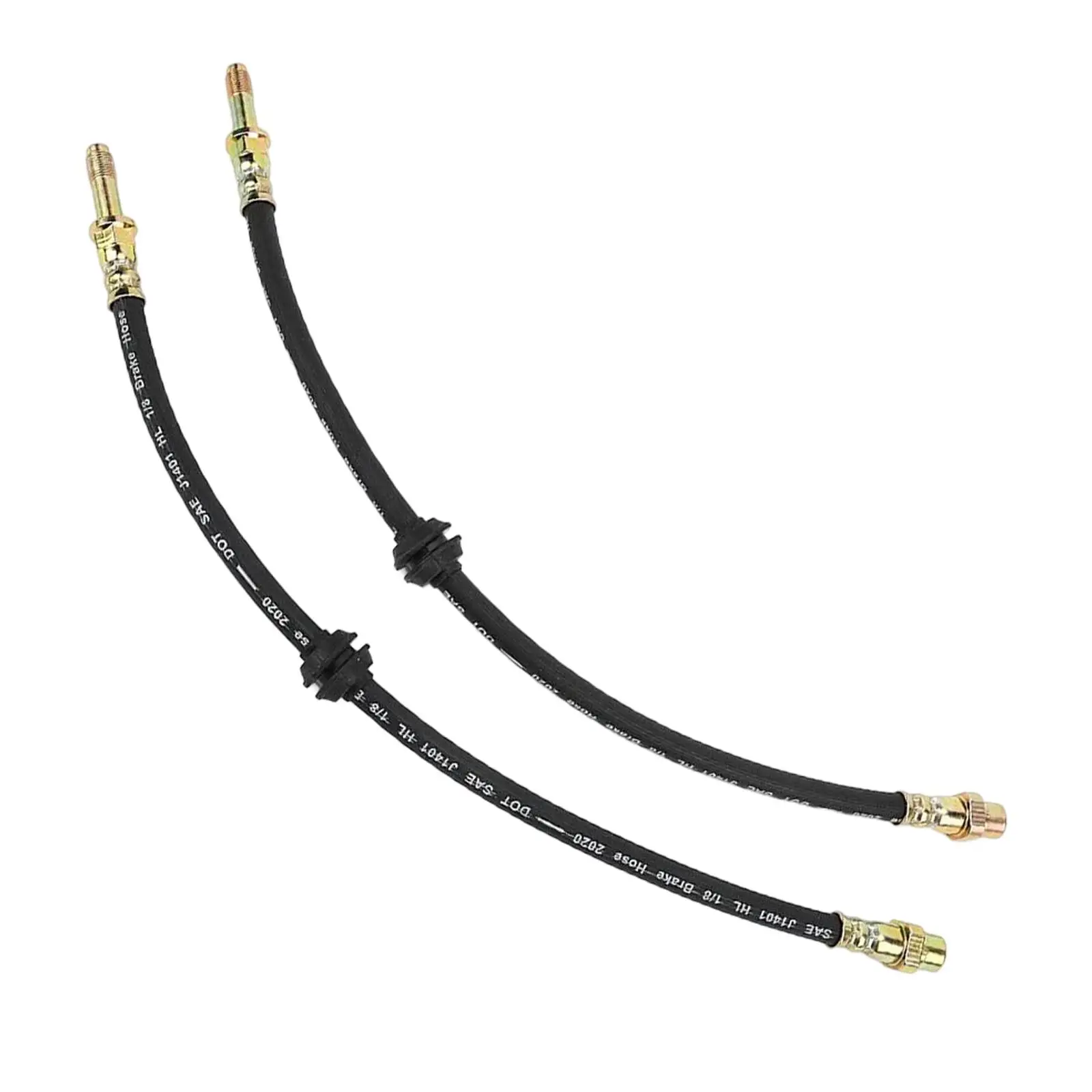 

2 Pieces Sturdy Brake Hose Line Wear Resistant Braking Line Pipe for BMW 3er (E46) Z4 E85 Spare Parts Replacement Assembly