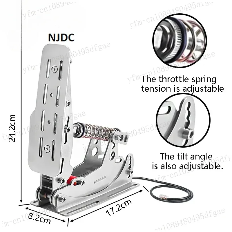 Педаль для моделирования гонок имитация ПК датчик давления взвешивания