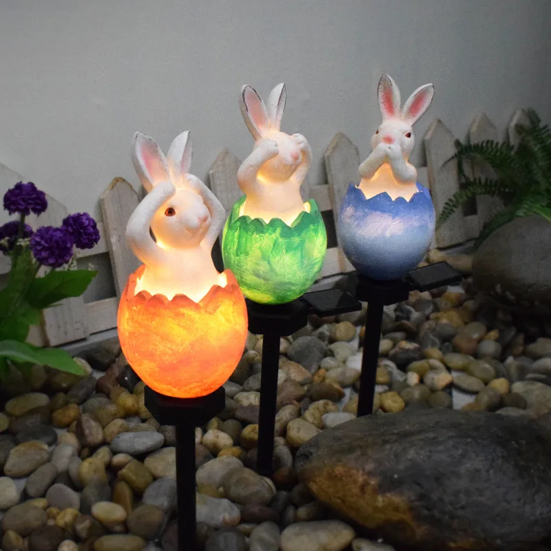 

Solar-powered Rabbit Patch, Outdoor Garden Waterproof Landscape Decorative Lamp