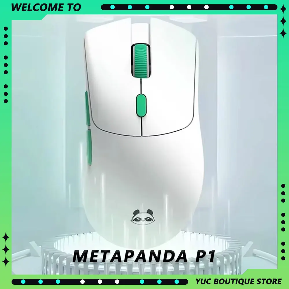 Metapanda P1 PRO MAX Gamer Мышь PAW3395 Датчик 3 режима 2 4G Беспроводной офисный ПК