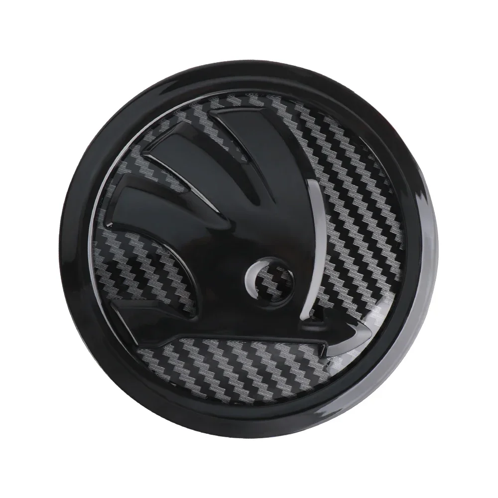 

ABS 80/90/100 мм значок на передний капот автомобиля, эмблема на багажник, наклейка для Skoda Yeti Octavia 2 3 a5 Fabia Kodiaq Rapid Karoq Superb