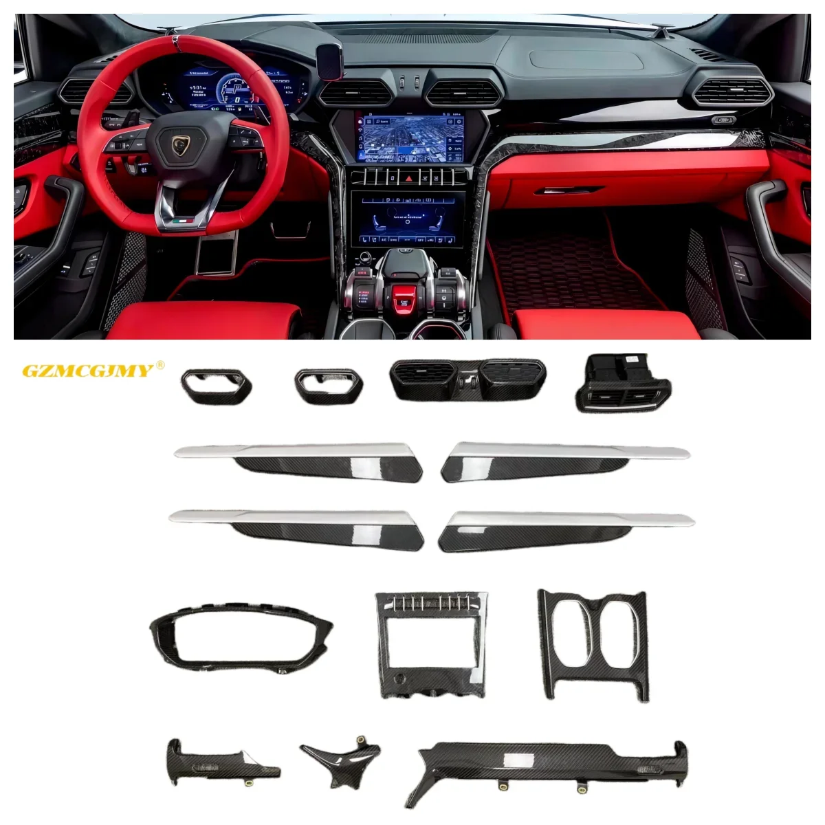 Hochwertige Autore rsatz OEM-Inn филоoration для Lamborghini URUS Kohlefaser-Inena petitsattung