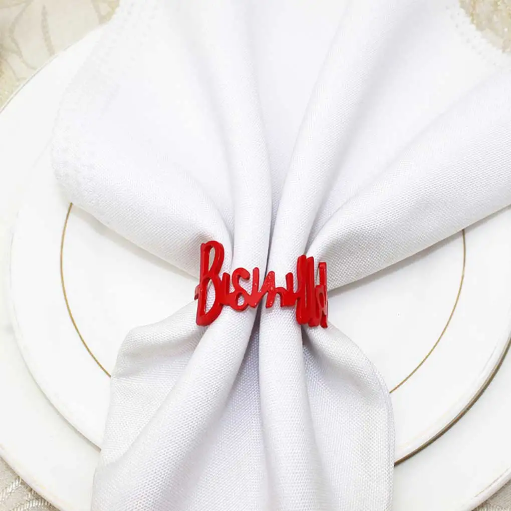 

12 шт., кольца для салфеток