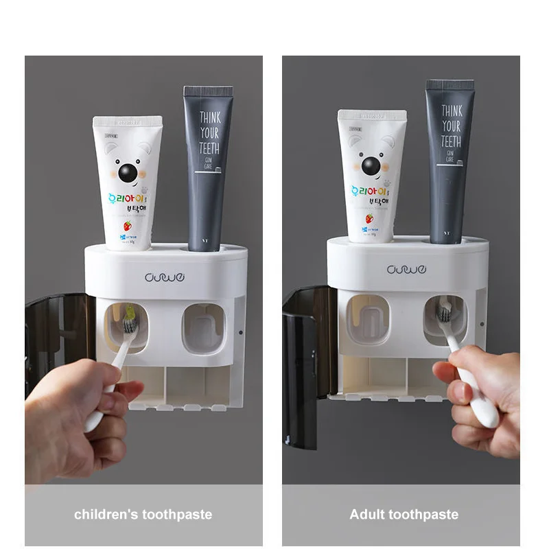 

Автоматическая выжималка для зубных щеток, держатель, стеллаж, диспенсер для зубной пасты, настенный выдавливатель для зубной пасты, аксессуары для ванной комнаты