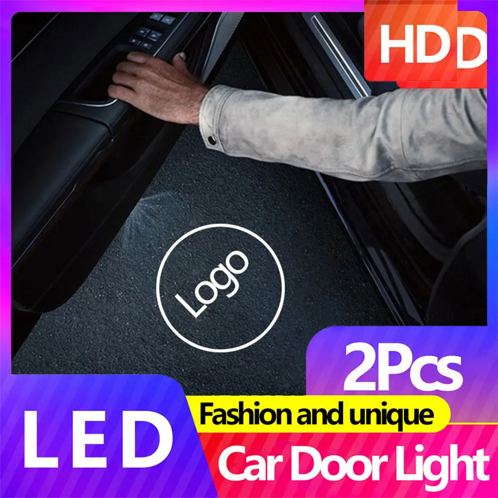 2шт светодиодный логотип автомобильный дверной фонарь для Alfa Romeo Giulietta Stelvio Spider