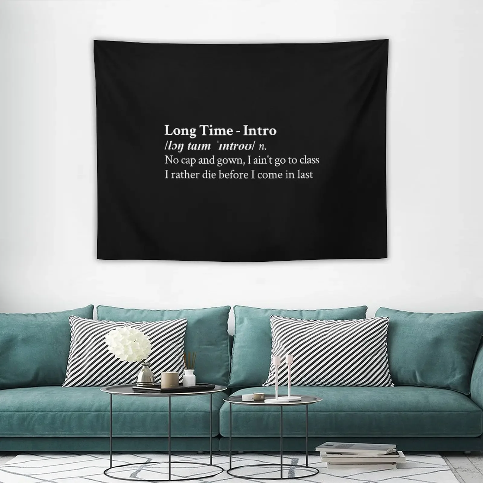 Long Time (Intro) by Playboi Carti Гобелен Эстетическое украшение комнаты Эстетический декор
