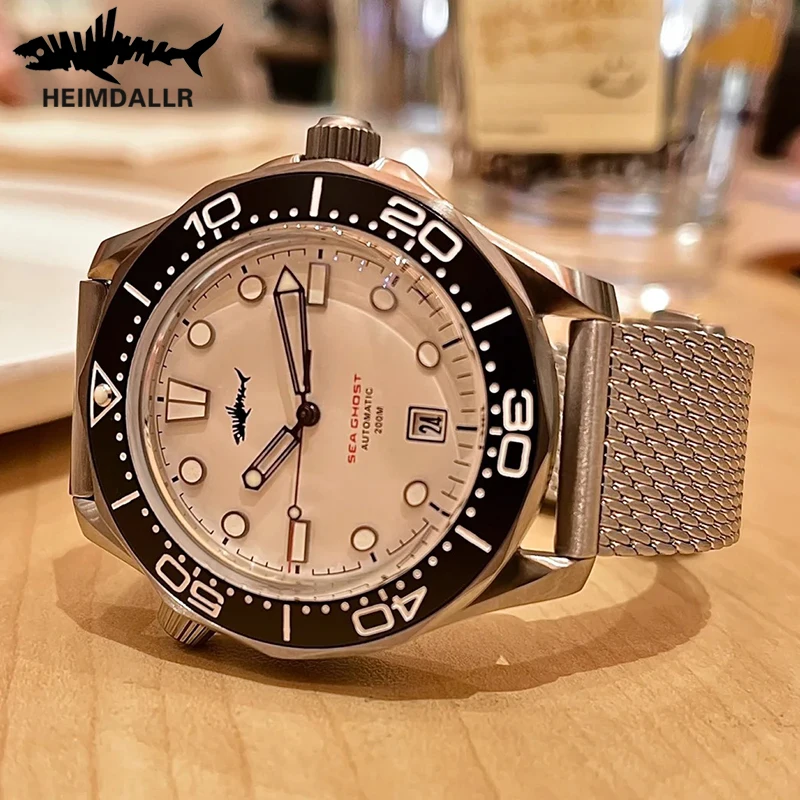HEIMDALLR Tитановые часы Master NTTD NH35 Мужские для дайвинга