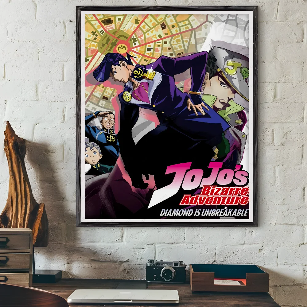 

Аниме J-Jojos B-BizarreS A-Adventure постер липкая настенная художественная печать водостойкая домашняя гостиная кровать бар прихожая эстетический декор