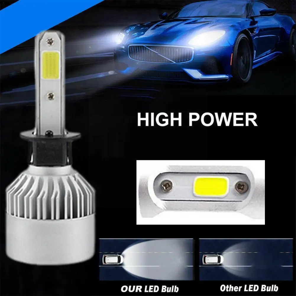 

H1/H3/H4/H7/H11 LED Headlight Bulb COB Car LED Headlights Bulbs Hi/Lo Beam 16000LM 6000K Auto Head Lamp 36W LED Lights LED Light