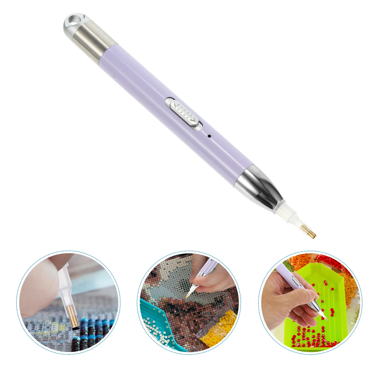 

Nail Tool Drilling Pen Set DIY Picker Nail Gems Picking Suite Plastic Diamond Picture