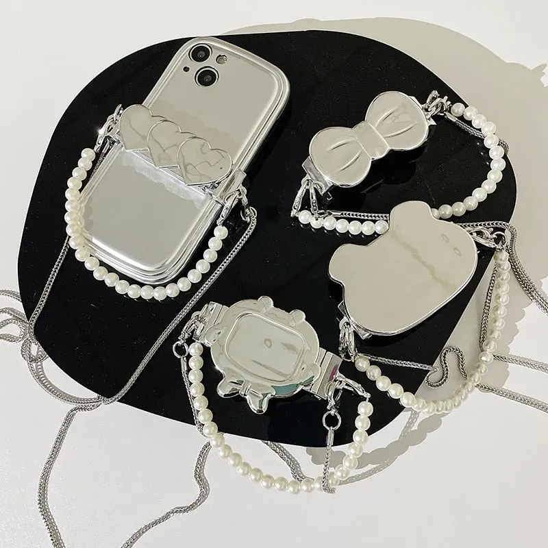 

Универсальный зажим для телефона с защитой от потери длинный кросс-боди гальванический зажим для задней панели телефона цепочка с диагонал...