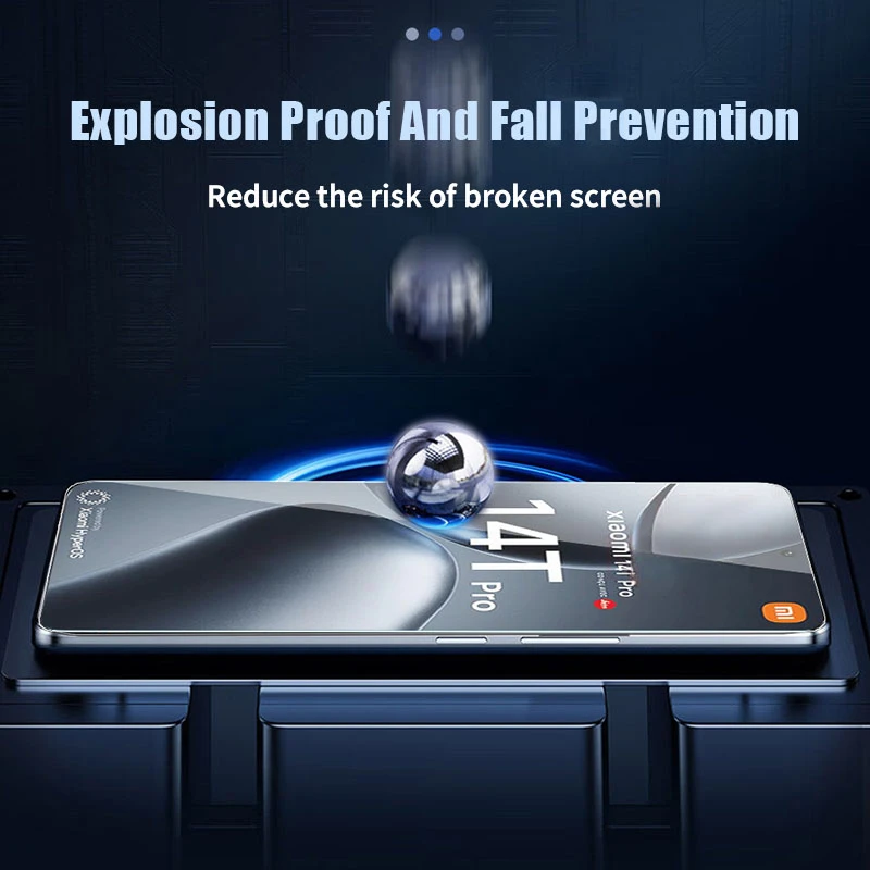 2-4 шт. закаленное стекло HD для Xiaomi 14T 13T Pro Защитная пленка экрана 14 13 12 11 10 Lite Black Shark 5