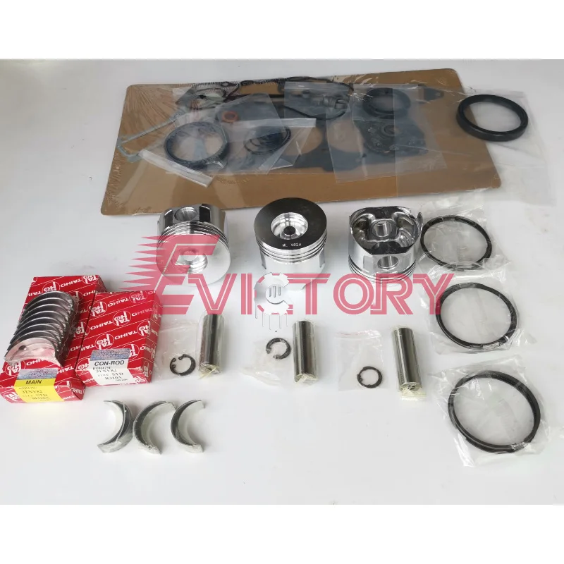 

For Yanmar 3TNV82 3TNV82A overhaul rebuild piston ring bearing gasket overhaul kit