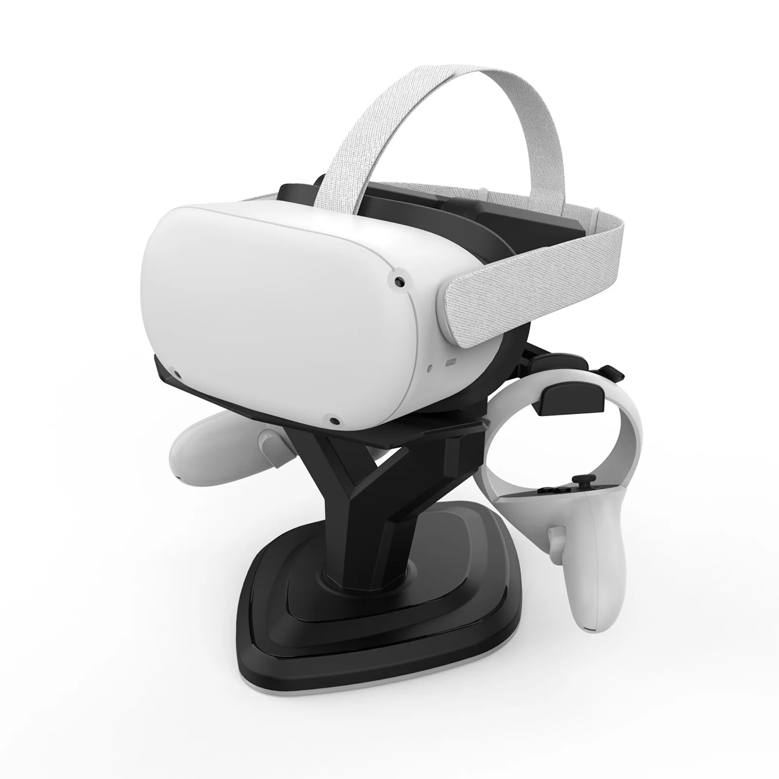 

Upgraded VR Stand Headset Display And Controller Holder Mount Station ForHTC Vive / RIft S /Oculus Quest 1/2 VR Accessories