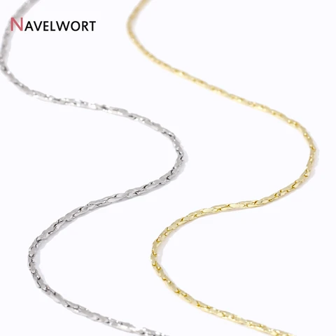 Золотые цепочки для изготовления украшений NAVELWORT