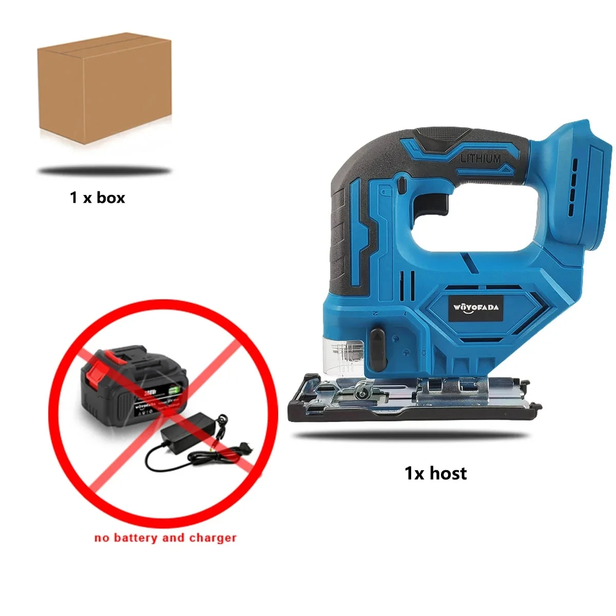 

Аккумуляторный лобзик WOYOFADA 65 мм